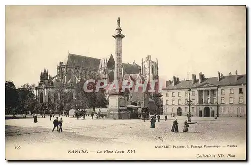 Cartes postales Nantes La Place Louis XVI