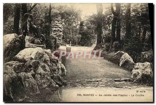 Cartes postales Nantes Au Jardin des Plantes La coulee