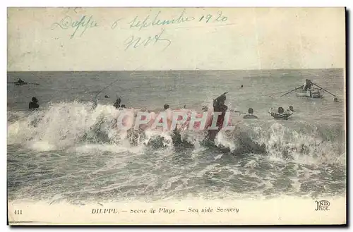 Cartes postales Dieppe Seche de Plage