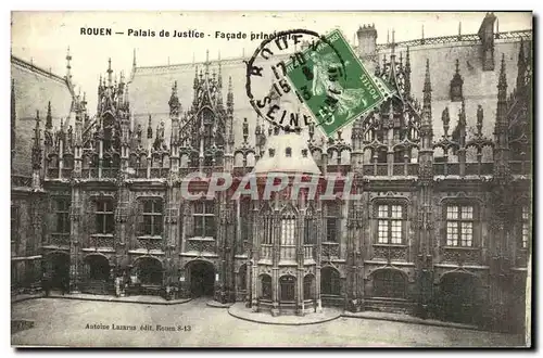 Cartes postales Rouen Jardin de Palais Facade Principale