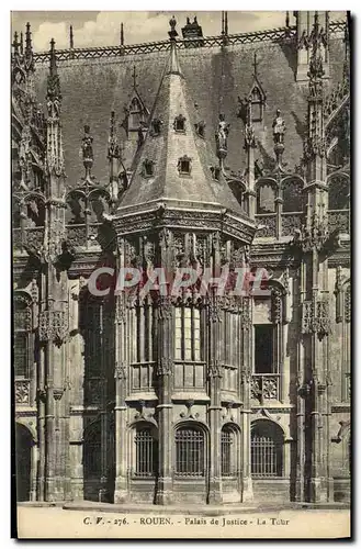 Cartes postales Rouen Palais de Justice La Tour