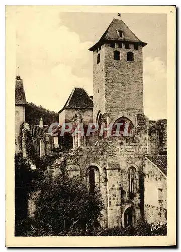 Cartes postales Marcilhac Clocher et ruines de l eglise abbatiale