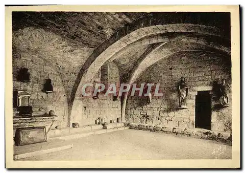 Ansichtskarte AK Vallee du Cele Marcilhac Abbaye Interieur de la Salle capitulaire