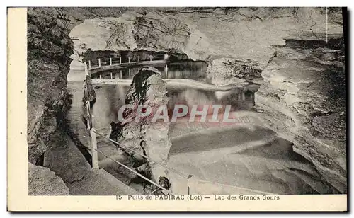 Cartes postales Padirac Puits de Lac des Grands gours