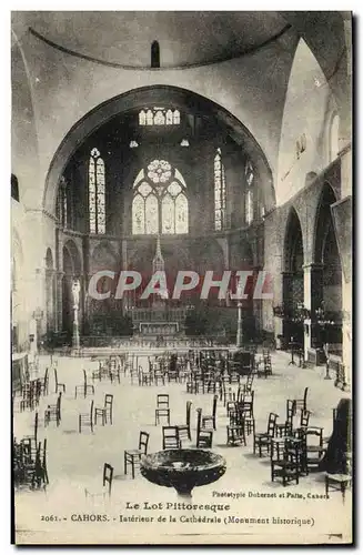 Ansichtskarte AK Cahors Interieur de la Cathedrale