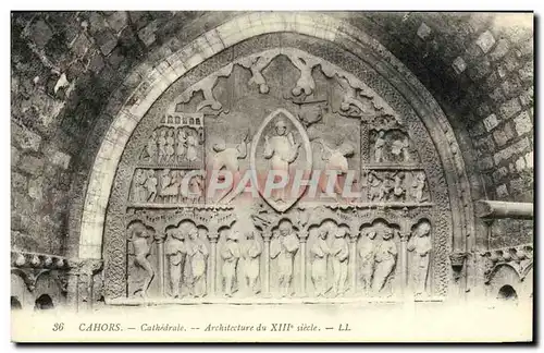 Cartes postales Cahors Cathedrale Architecture du 13eme