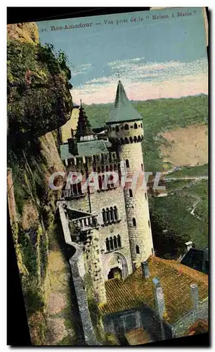 Cartes postales Rocamadour Vue Prise de la Maison a Marie