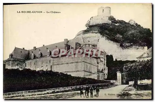 Cartes postales La Roche Guyon le chateau