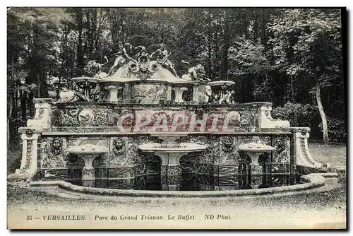 Cartes postales Versailles Parc du Grand Trianon Le Buffet