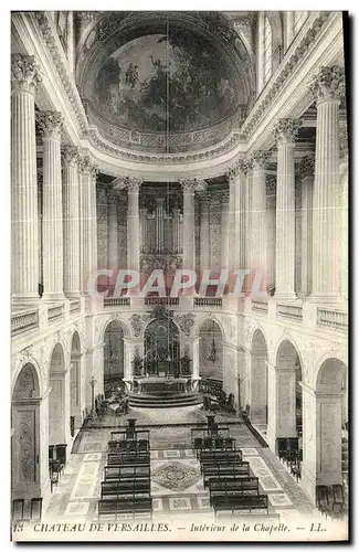 Cartes postales Versailles Chateau Interieur de la Chapelle