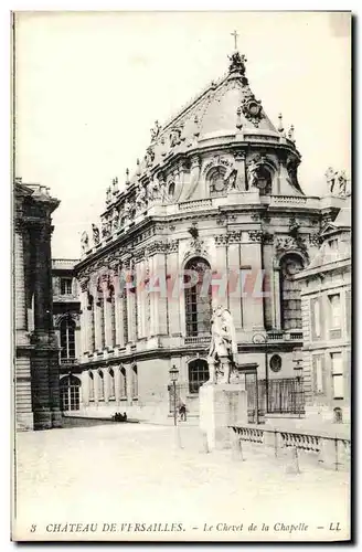 Ansichtskarte AK Versailles Chateau Le Chevet de la Chapelle