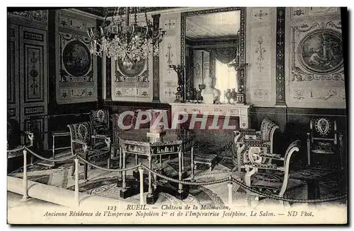 Cartes postales Rueil Chateau de la Malmaison Ancienne residence de Napoleon 1er Le salon