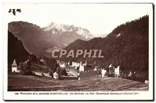 Cartes postales Monastere de la Grande Chartreuse Vue generale