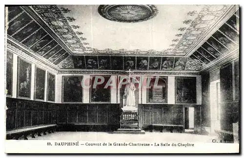 Ansichtskarte AK Le Couvent de la Grande Chartreuse La salle du chapitre