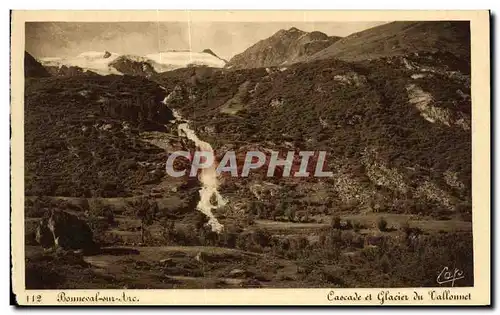 Cartes postales Bonneval sur Arc Cascade et glacier du Vallonnet