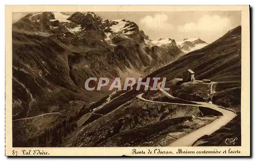 Ansichtskarte AK Val d Isere Route de l Iseran Maison cantonniere et lacets