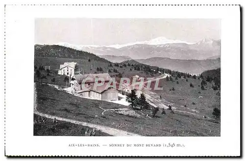 Cartes postales Aix Les Bains Sommet Du Mont Revard