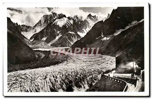 Cartes postales Chamonix Montenvers et la Mer de Glace