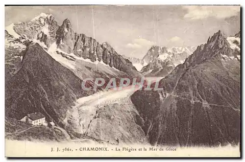 Cartes postales Chamonix La Flegere et la Mer de Glace