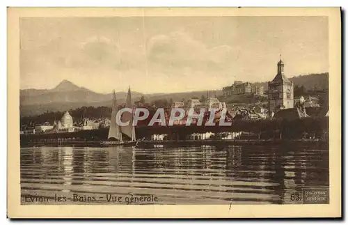 Cartes postales Evian Les Bains Vue Generale