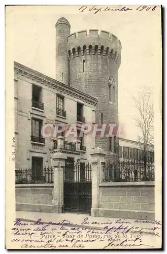 Cartes postales Paris Tour de Passy Rue de la Tour