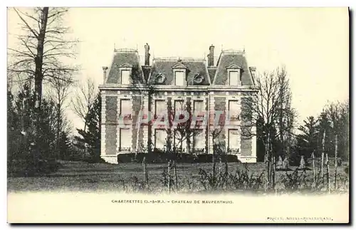 Ansichtskarte AK Chartrettes Chateau de Mauperthuis