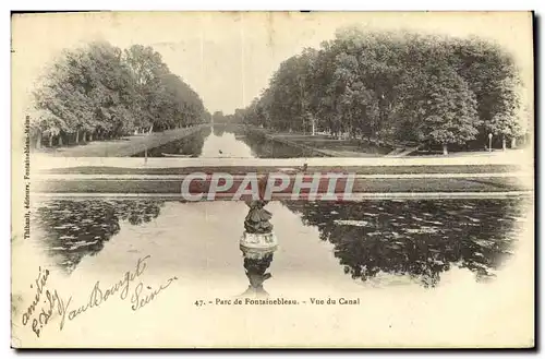 Cartes postales Fontainebleau Vue du Canal