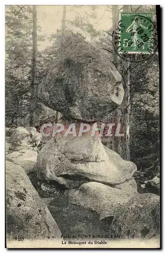 Ansichtskarte AK Foret Fontainebleau Le bilboquet du diable