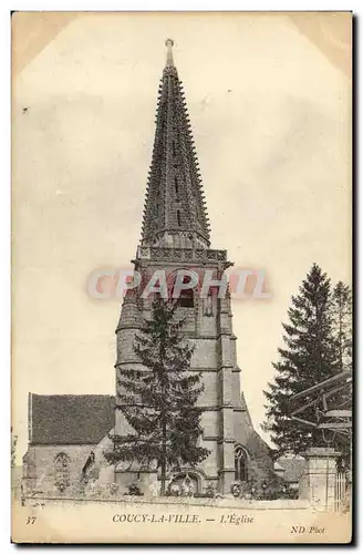 Ansichtskarte AK Coucy La Ville L Eglise