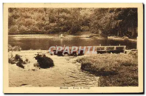 VINTAGE POSTCARD Hirson Pond of Blangy