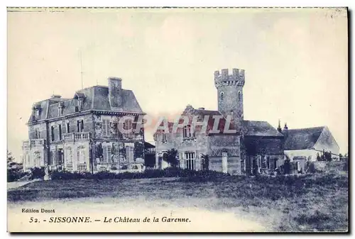 Cartes postales Sissonne Le Chateau de la Garenne