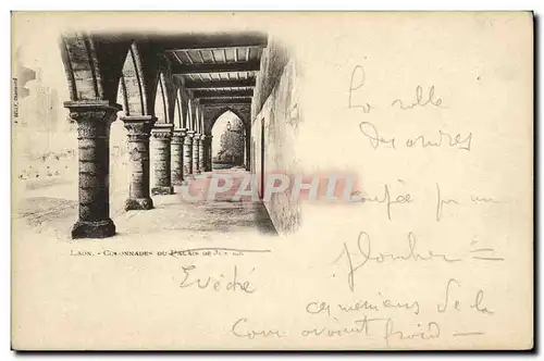 Cartes postales Laon Colonnades du palais de justice