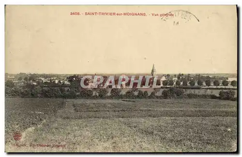 Cartes postales Saint Trivier sur Moignans Vue Generale