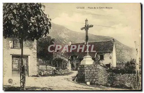 Cartes postales Culoz Place de la Croix Rousse