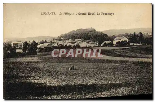 Cartes postales Lompnes Le Village et le Grand Hotel La Fresnaye