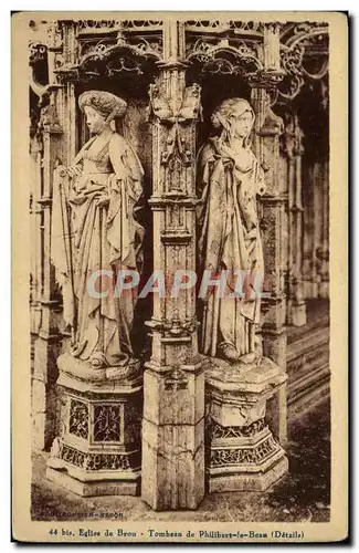 Cartes postales Bourg de Eglise Tombeau de Philibert le Beau