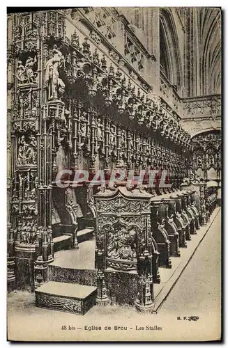 Cartes postales Bourg de Eglise Les Stalles