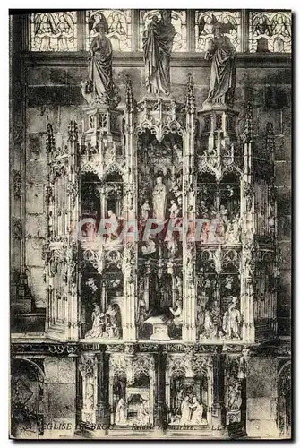 Cartes postales Bourg de Eglise Retable en marbre