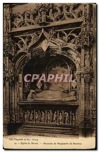 Cartes postales Bourg de Eglise Mausolee de Marguerite de Bourbon