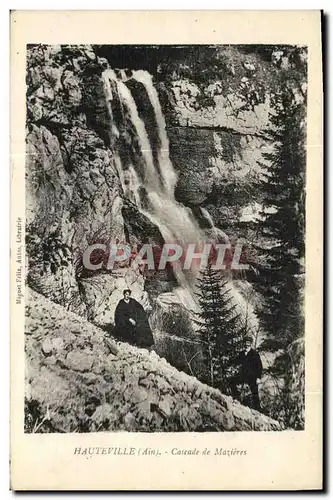 Cartes postales Hauteville Cascade de Mazieres