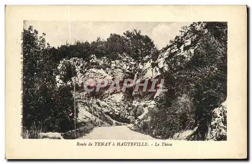 Cartes postales Route de Tenay a Hauteville Le Thiou