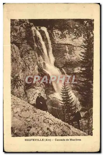 Cartes postales Hauteville Cascade de Mazieres