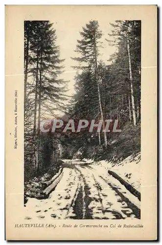 Cartes postales Hauteville Route de Cormaranche au col de Rochetaillee