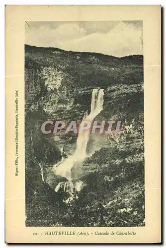 Cartes postales Hauteville Cascade de Charabotte