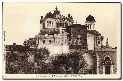 Cartes postales Ars La Basilique et l Ancienne Eglise