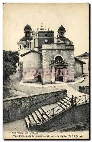 Ansichtskarte AK Ars Vue D Ensemble de L Ancienne et nouvelle Eglise