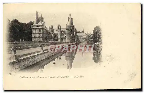 Ansichtskarte AK Chateau de Maintenon Facade Meridionale