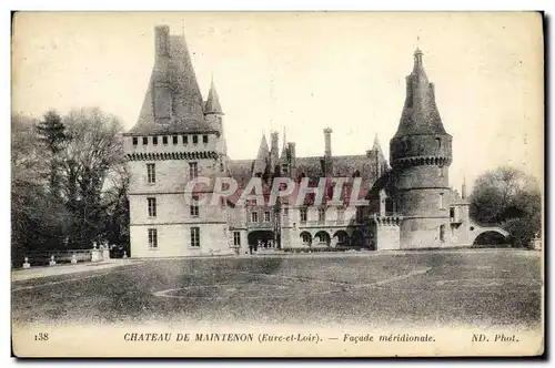 Ansichtskarte AK Chateau de Maintenon Facade Meridionale