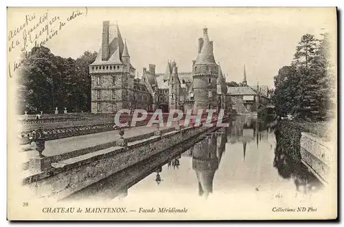 Cartes postales Chateau de Maintenon Facade Meridionale