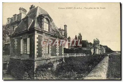 Ansichtskarte AK Chateau d Anet Vue prise sur les fosses